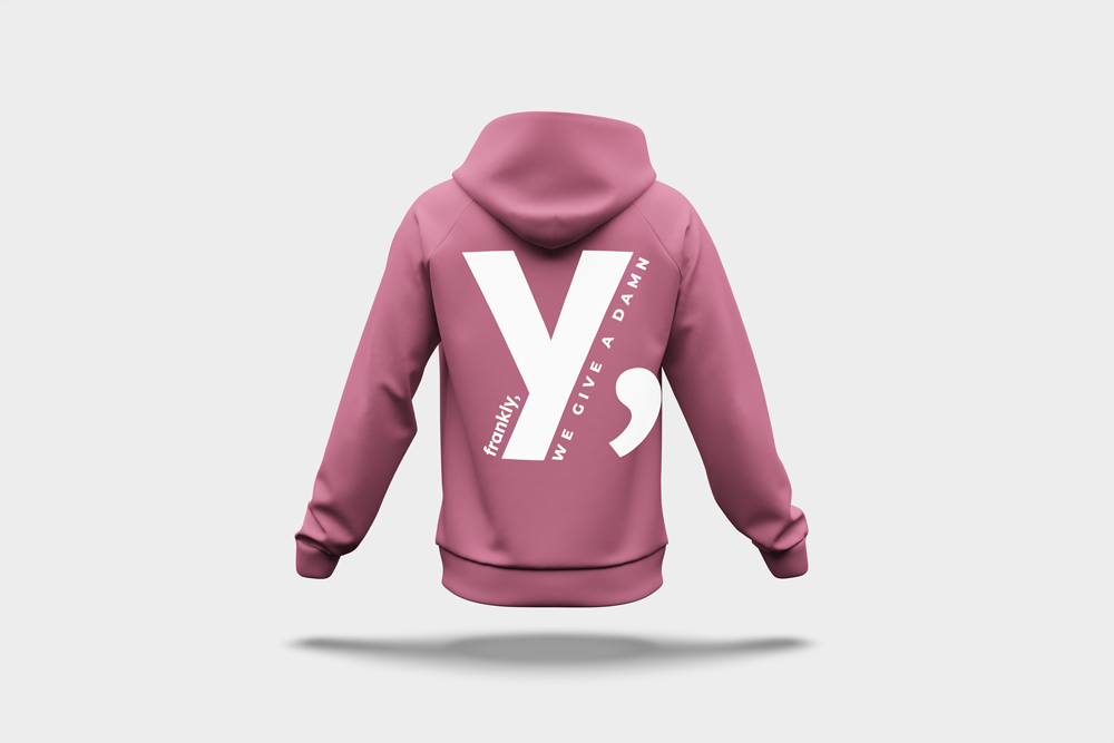 Frankly Merch Hoodie - Frankly, We Give A Damn